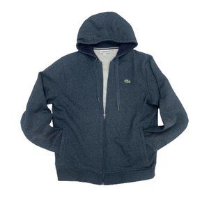 Lacoste Sport Full Zip Hoodie Blue - Size L